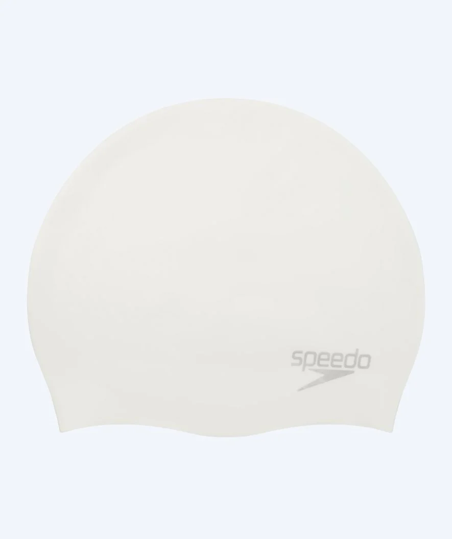 Speedo badehætte - Plain Moulded - Hvid