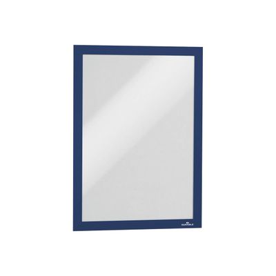 Durable Duraframe - 2 Cadres d'affichage adhésif - A4 - bleu