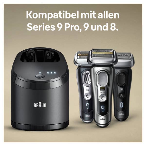 Braun 5-in-1 Reinigungsstation (SmartCare Center), Intelligente Programme, Aufladung, Reinigung, Pflege und Trocknung