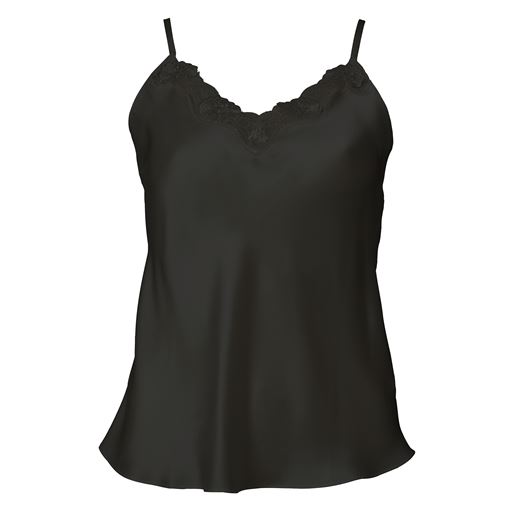 Lady Avenue Silketop, Black, M