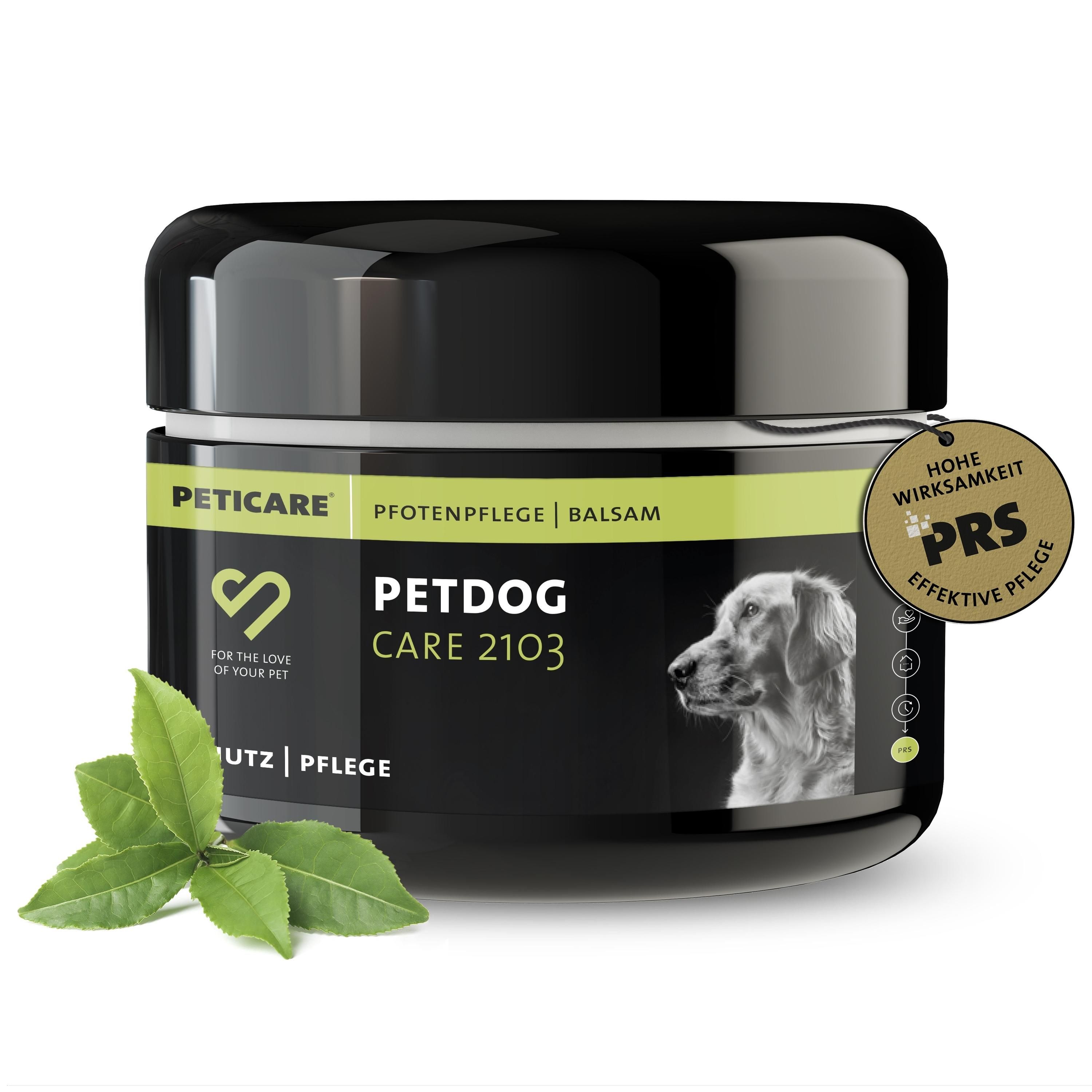 Peticare natürlicher Pfoten-Balsam für Hunde, pflegt verhärtete, trockene Pfoten