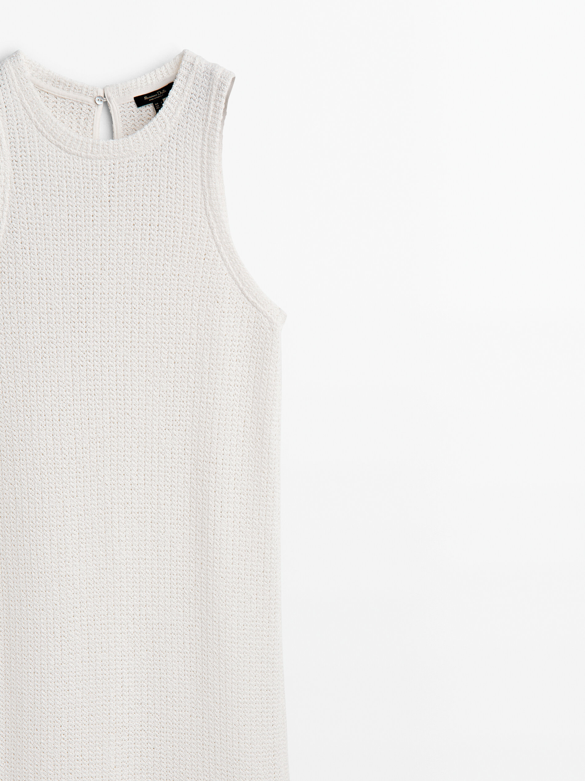 Vestido midi manga sisa estrutura - RAW