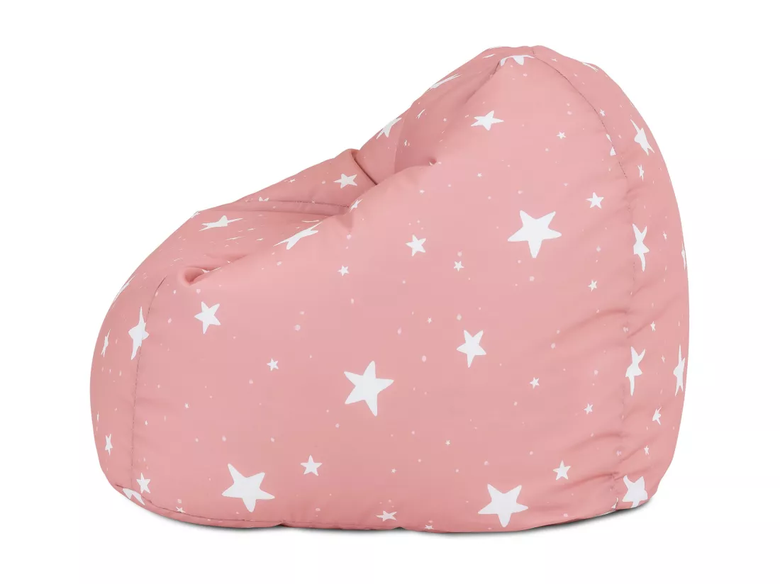 Pouf fauteuil pour enfants rose