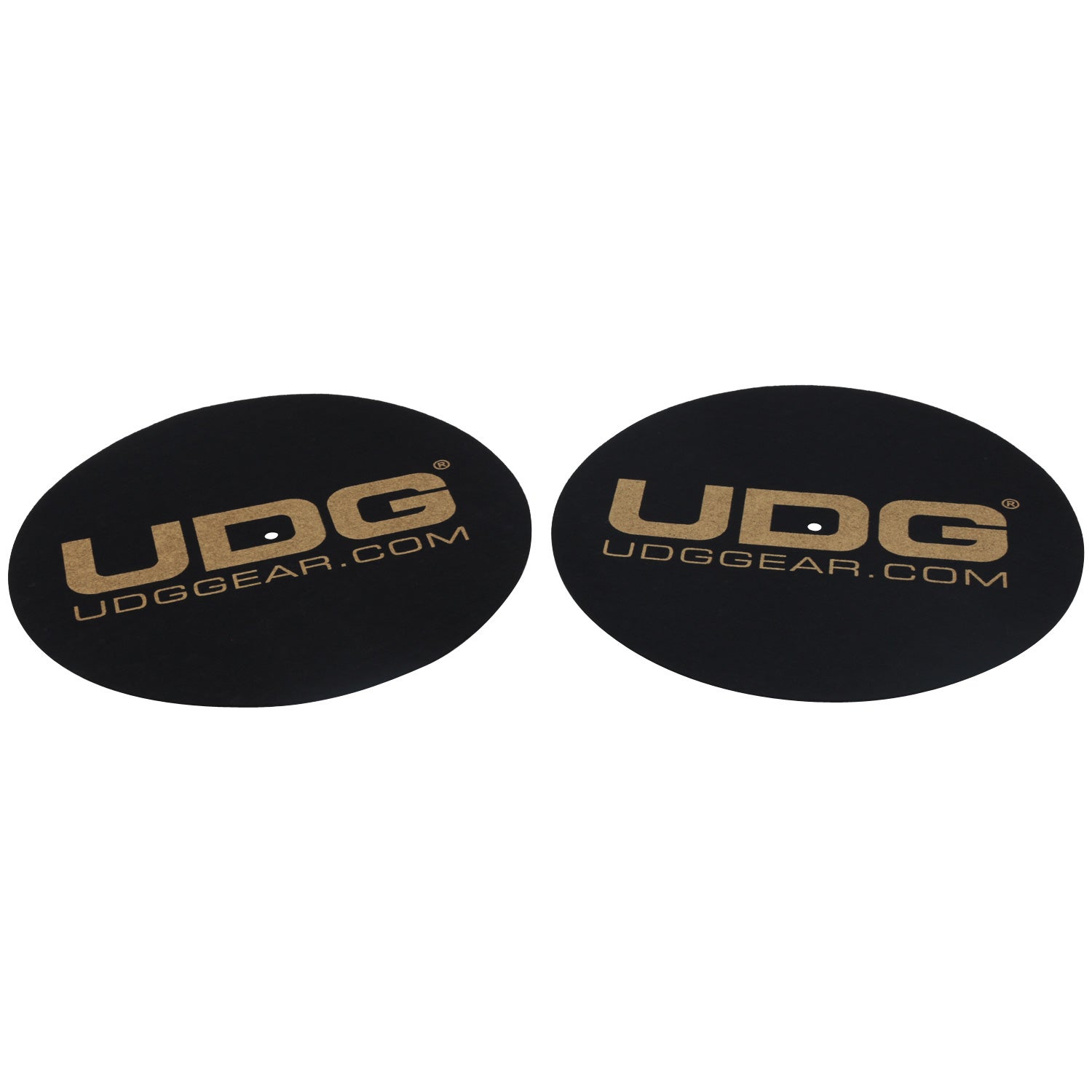 UDG Ultimate Slipmat Set Black/Gold (paar)