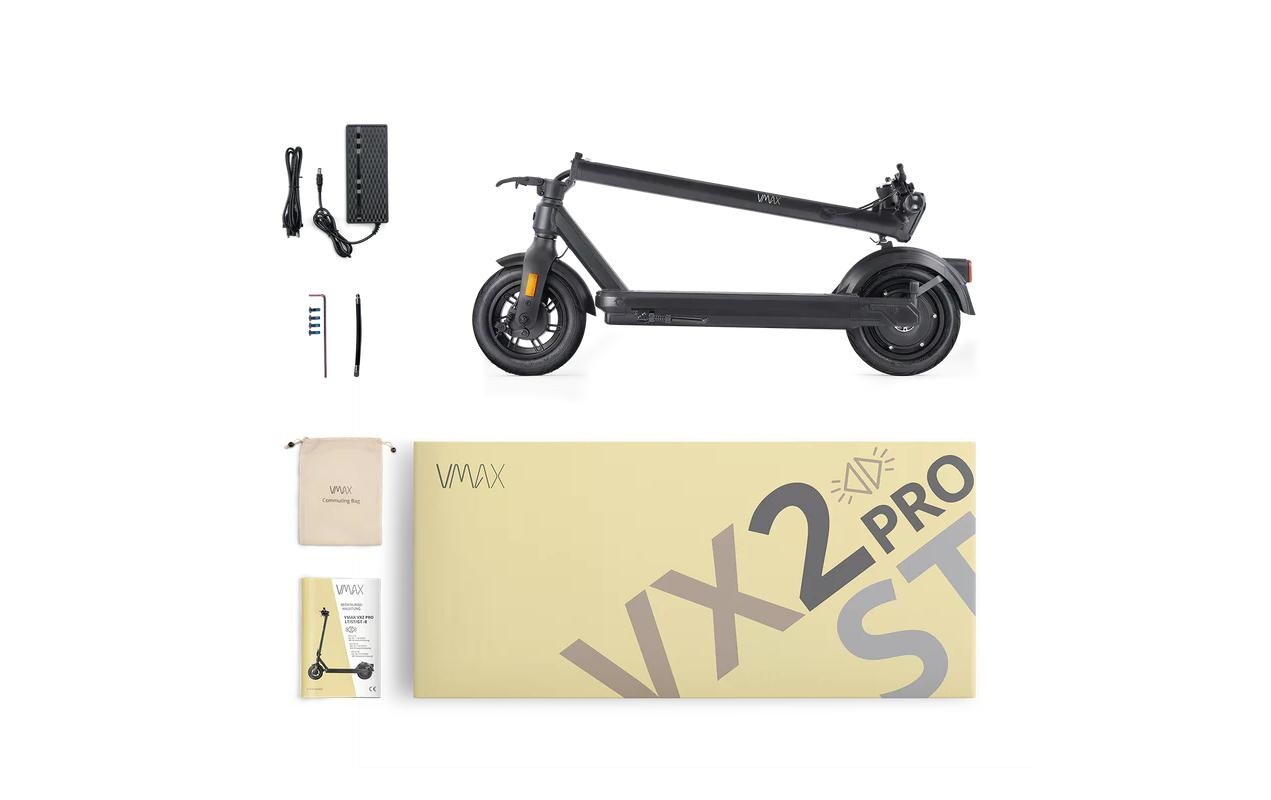 VMAX E-Scooter »VX2 Pro ST-B, mit Blinker« 20 km/h 45 km