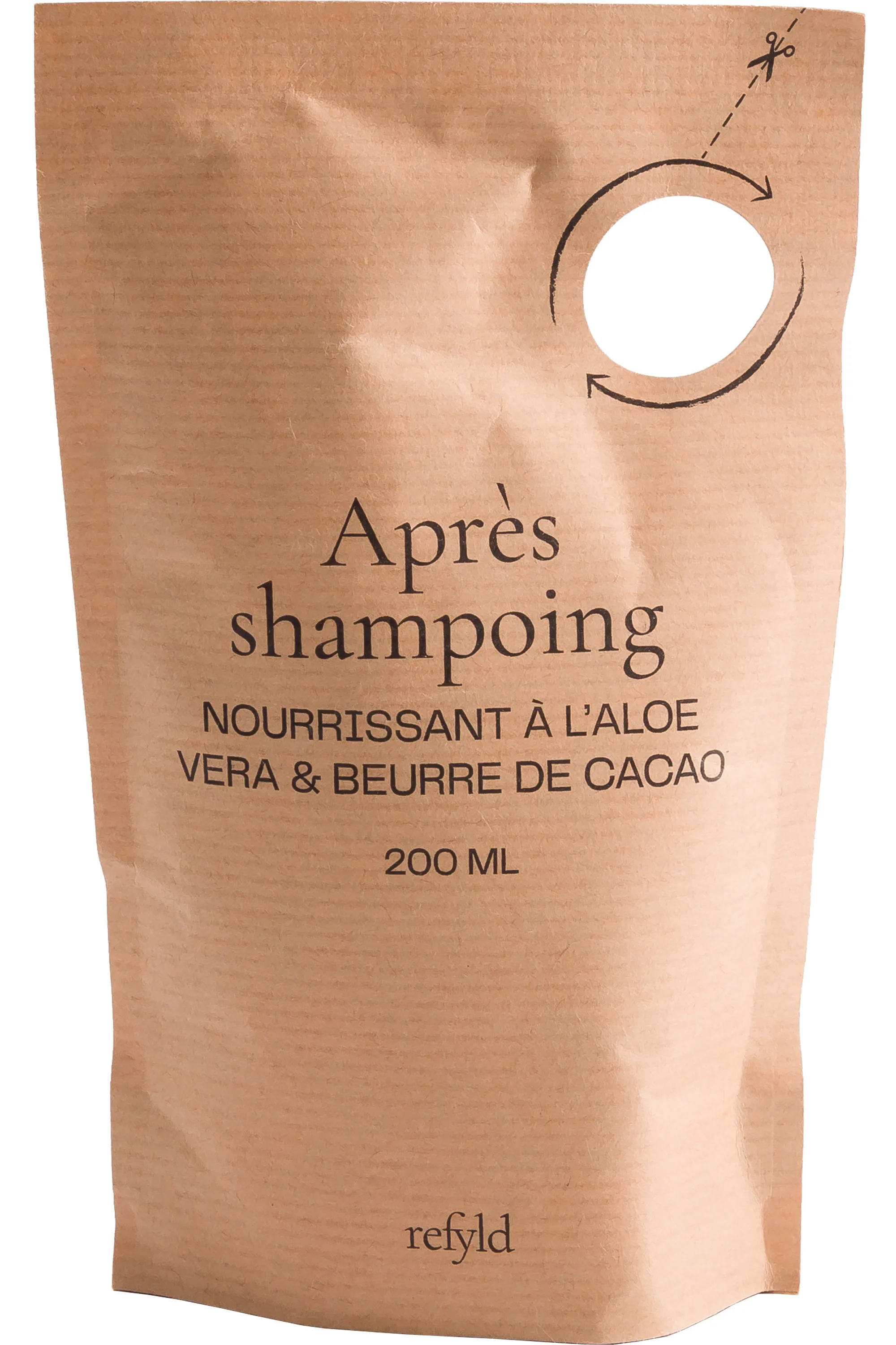 REFYLD Après-shampoing rechargeable aloe vera et beurre de cacao-190 ml