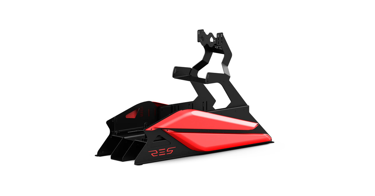 Res-TechGT Monitor Stand Integrated Single monitorarm  (Zwart)