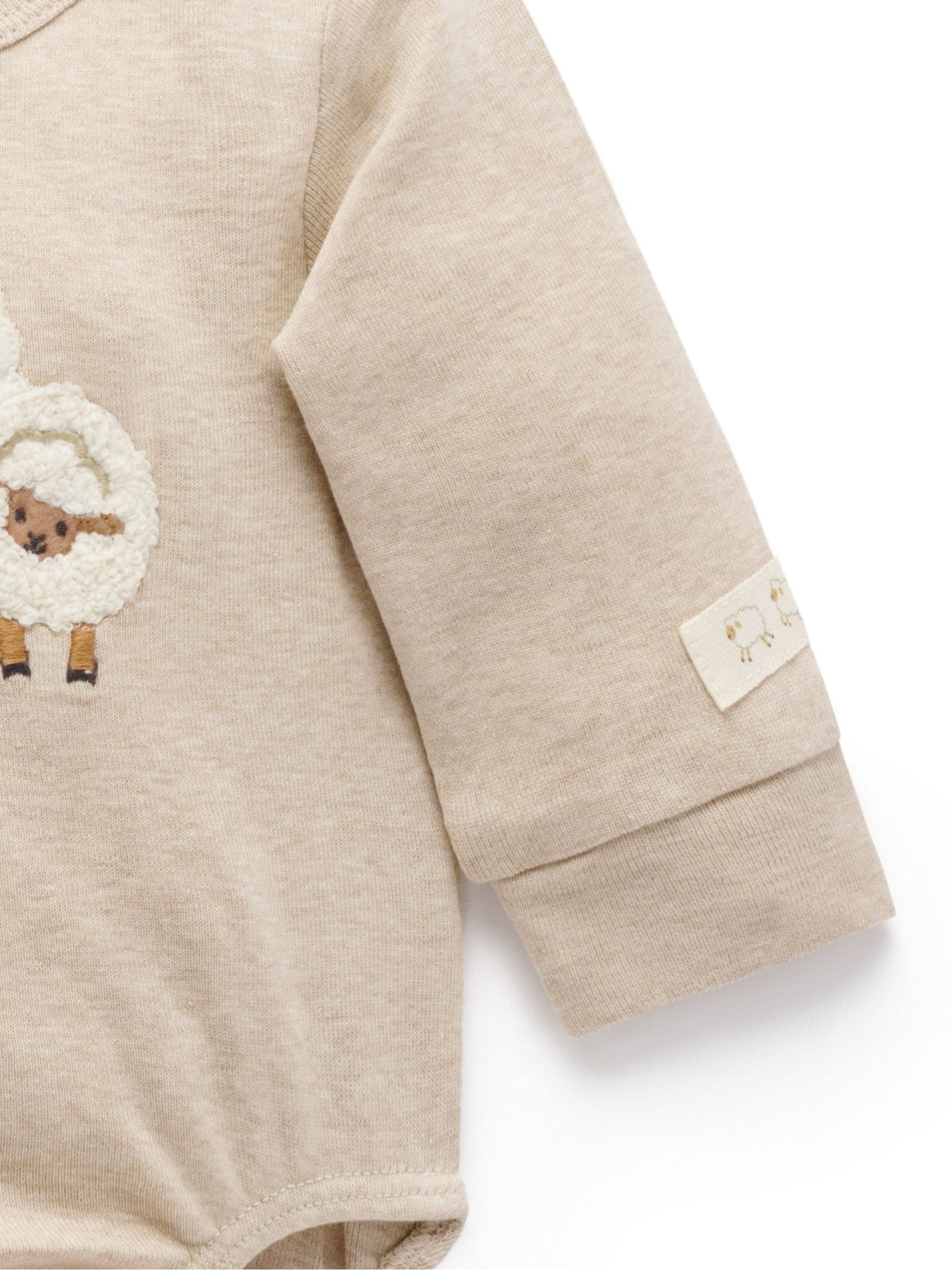 Natuurlijk - Purebaby Appliqué Bodysuit
