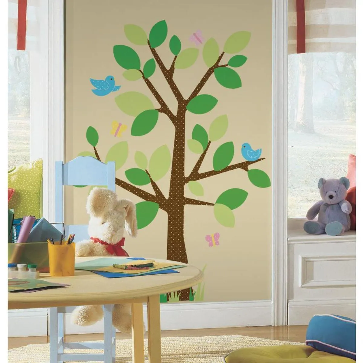 TheDecoFactory Arbre Graphique - Sticker printanier