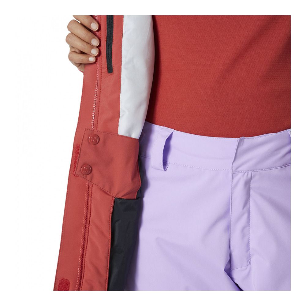 Helly Hansen POWSHOT - Veste ski Femme poppy red