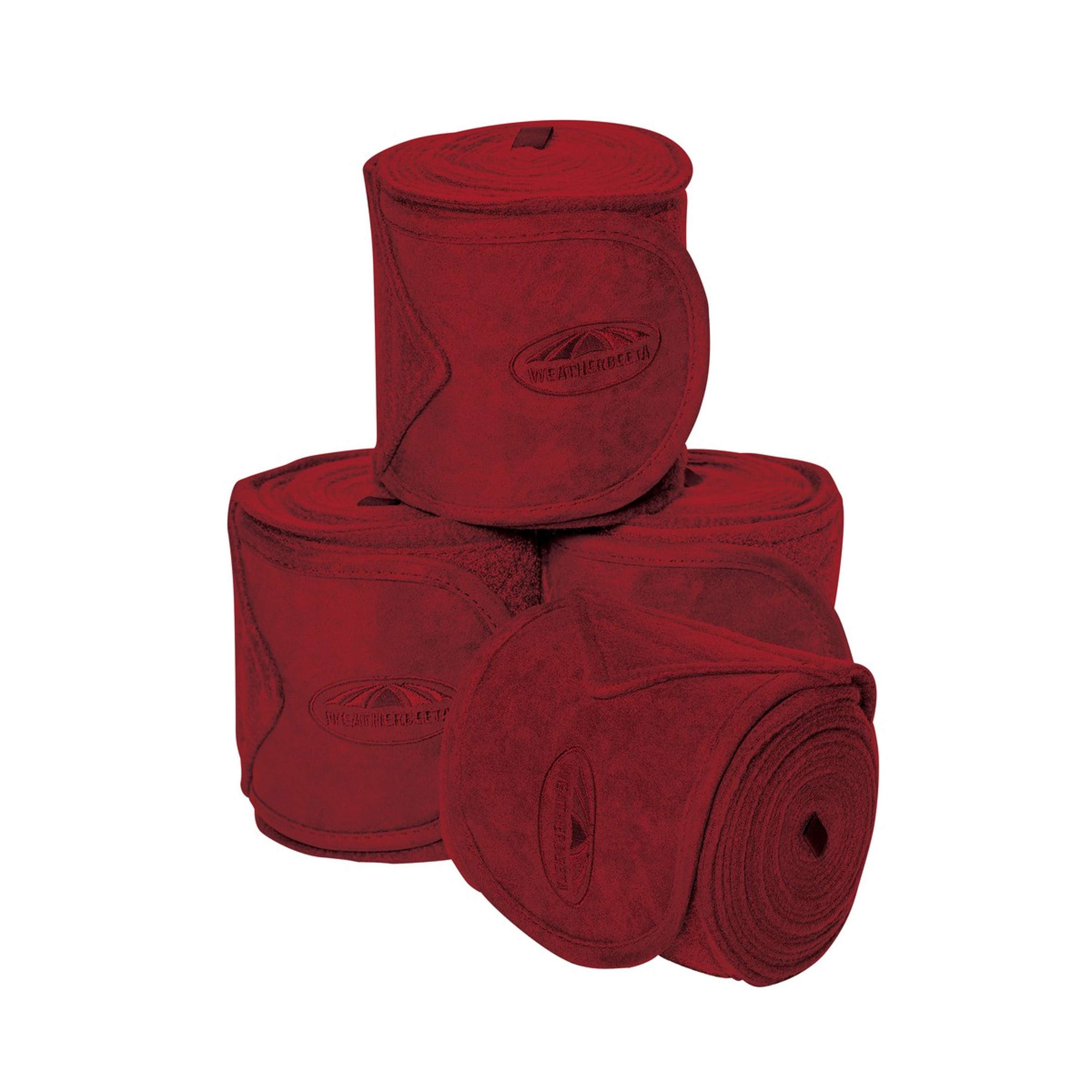 WeatherBeeta Fleece Bandages Prime 4 Stuks Maroon