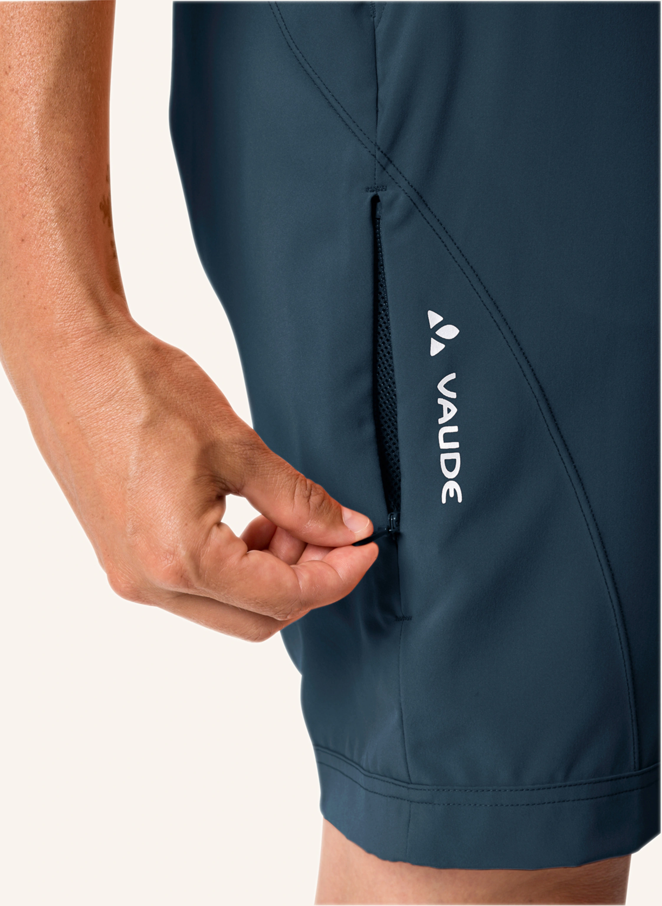 VAUDE Radhose mit gepolstertem Einsatz WLEDRO STS