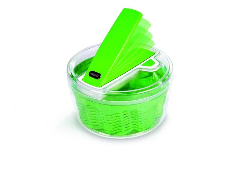 Zyliss Salatschleuder Swift Dry 20 cm, Grün Schleudert den Salat nach dem Waschen besonders trocken