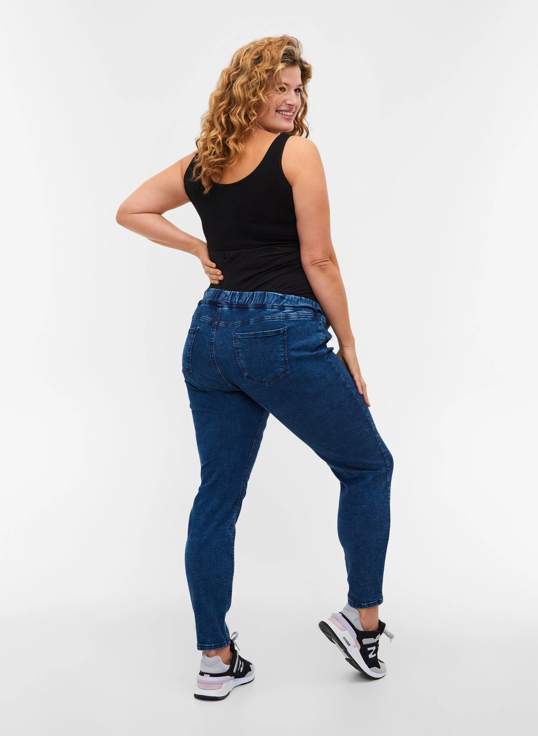 Graviditets jeggings med baglommer