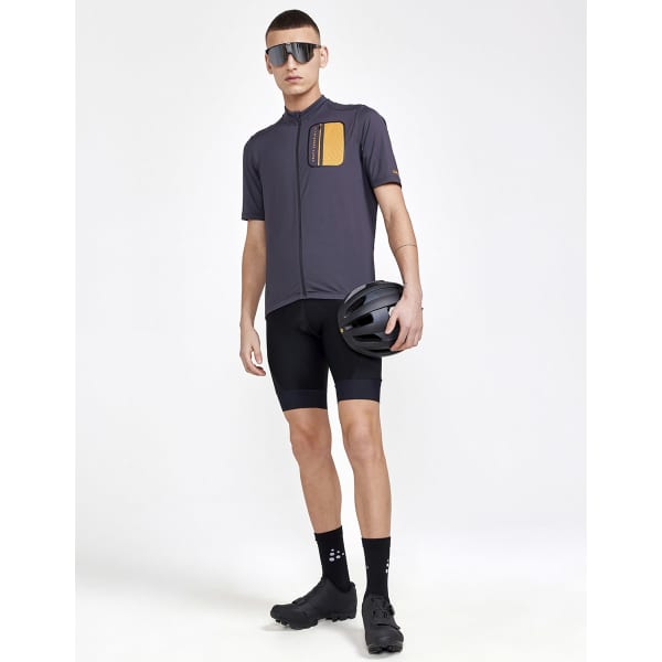 Maillot vélo CRAFT ADV GRAVEL SS JERSEY M SLATE-D