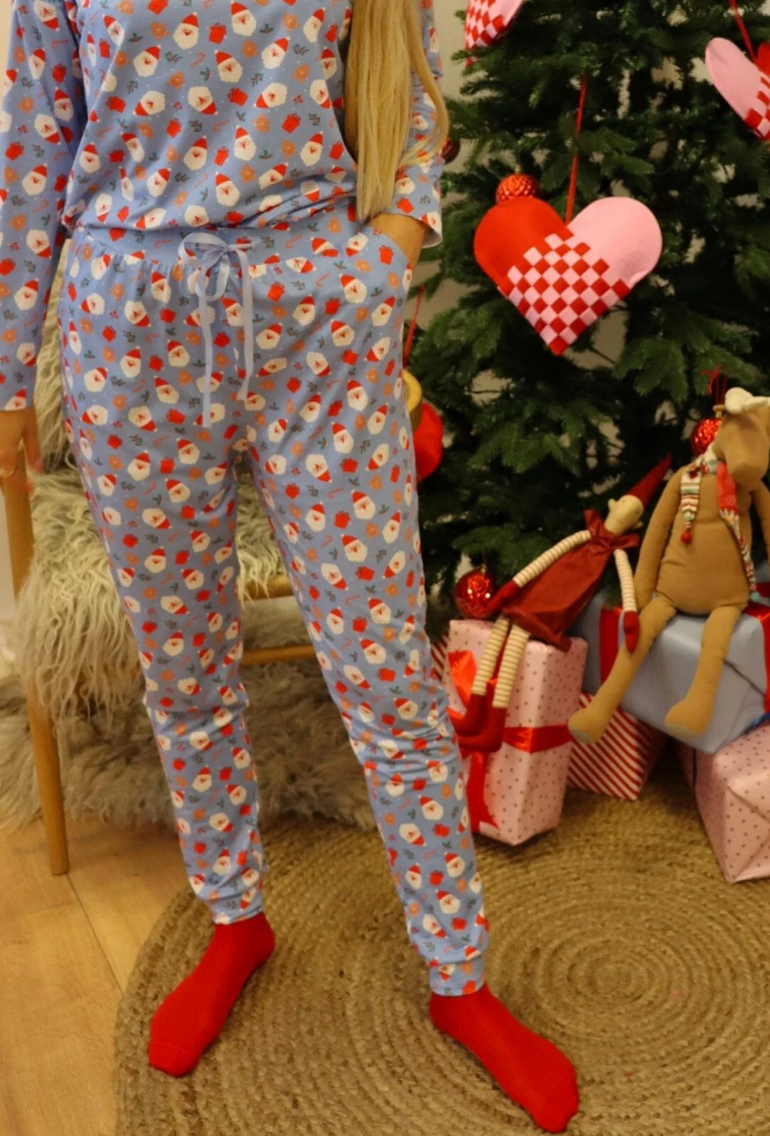 Liberte Alma-Pants santa skyblue