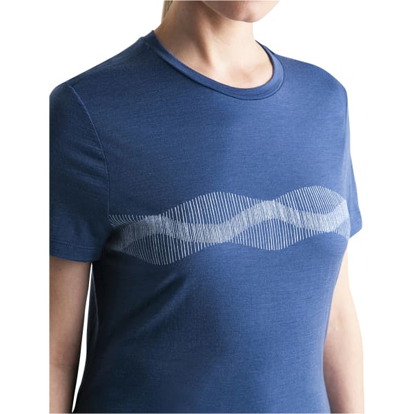 T-shirt randonnée ICEBREAKER W MERINO 150 TECH LITE III SS TEE DAWN