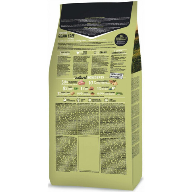 Croquettes Ownat chat adulte Grain Free Prime Adult sans céréales