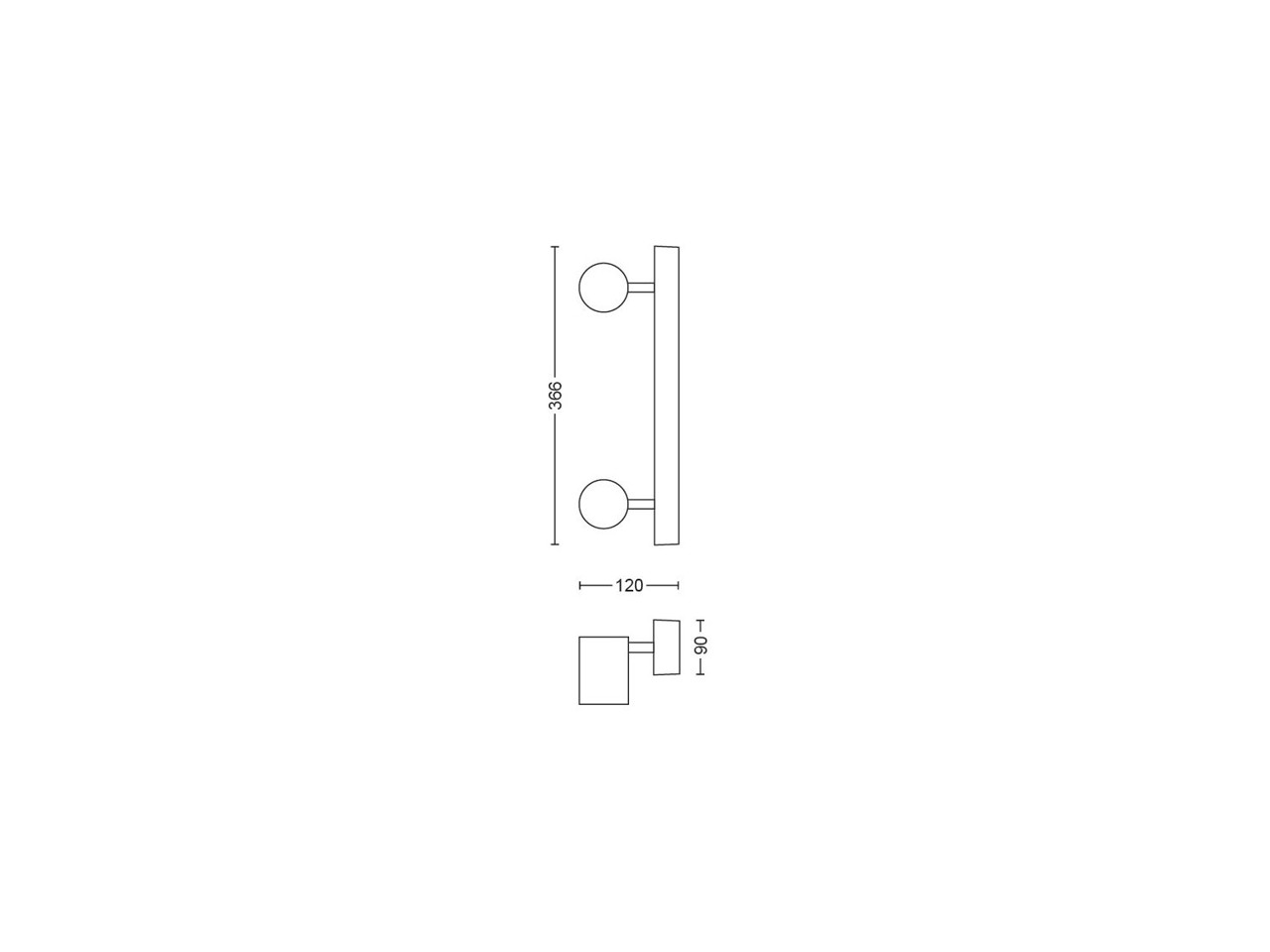 Philips Hue - Adore Bathroom Spot light with Remote - White Ambiance