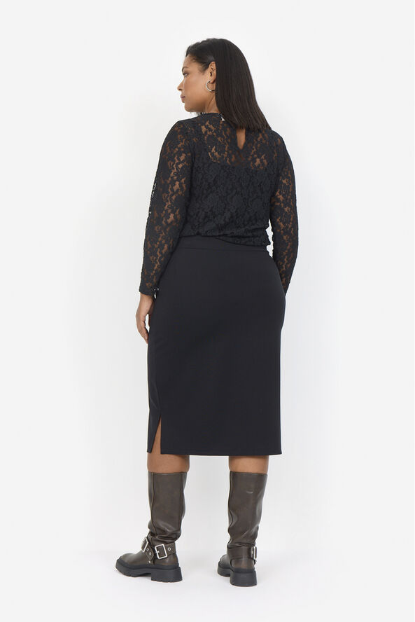 Wasabiconcept Curvy WA-GRAZIA 2 T-shirt Sort 9999 sort