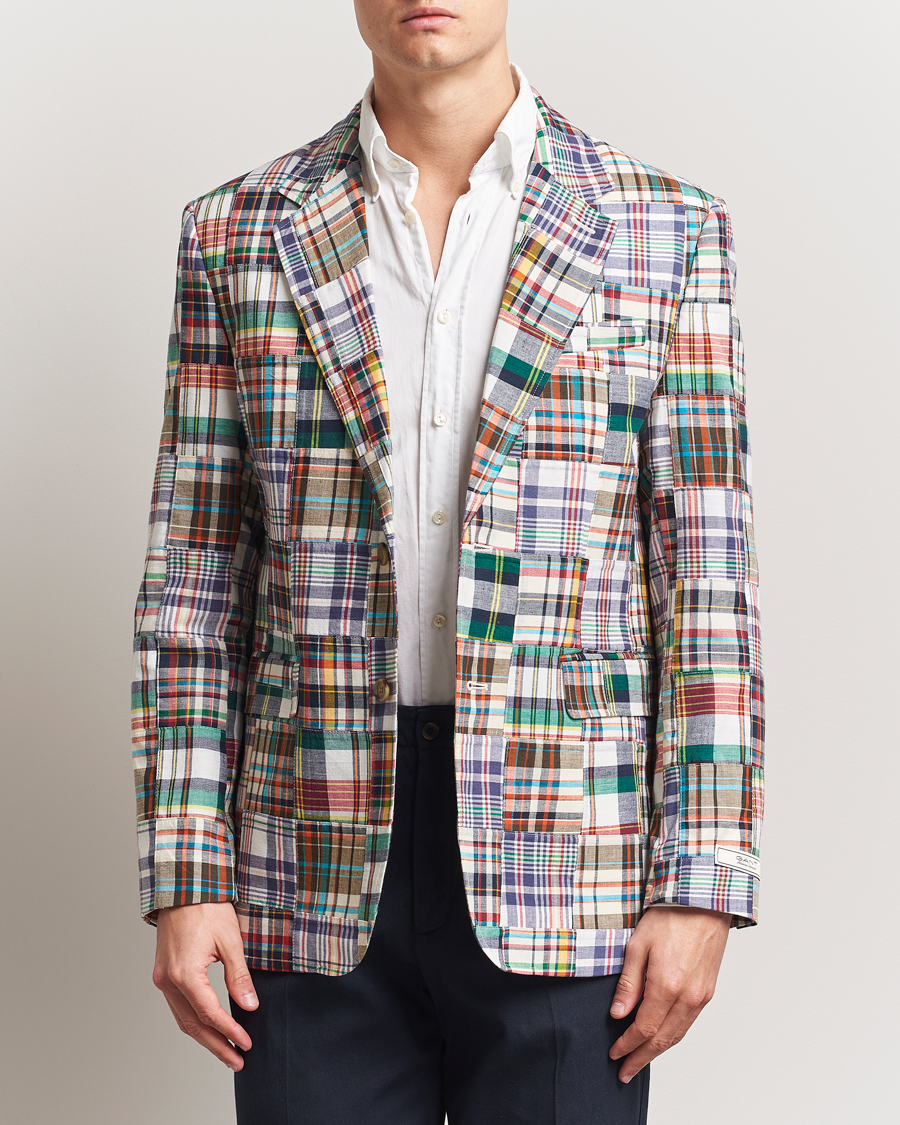 GANT Regular Fit Patchwork Blazer Multi
