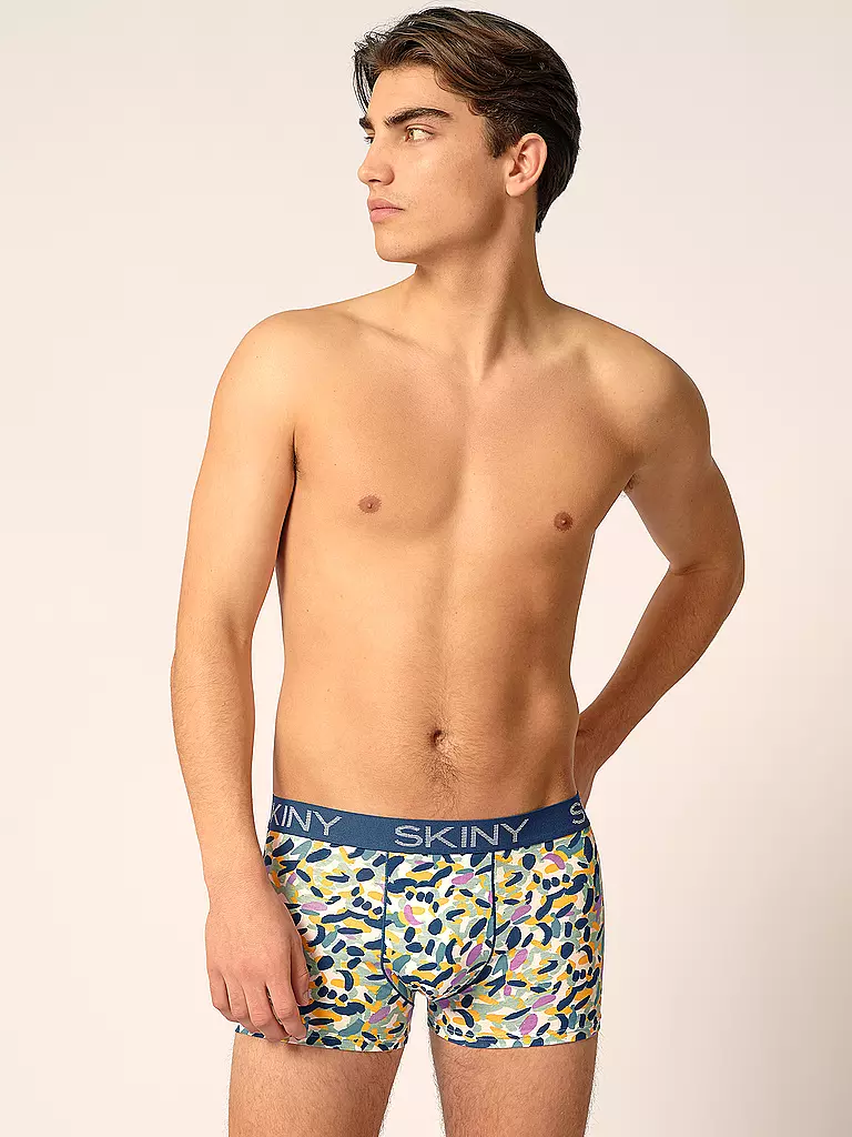 SKINY Pants 2er Pkg. ivory spots selection petrol