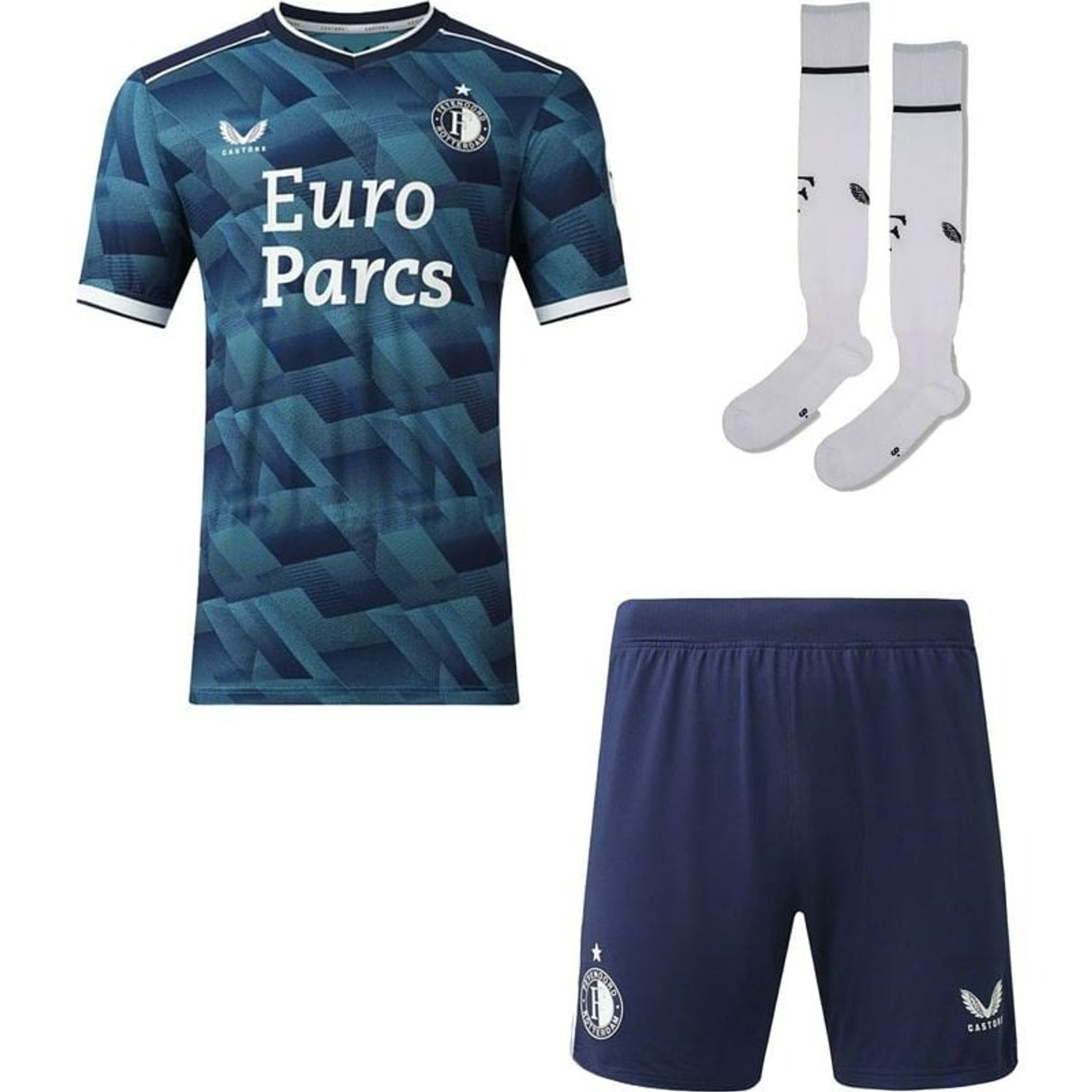Castore Feyenoord Uit Tenue Kids 2023/2024