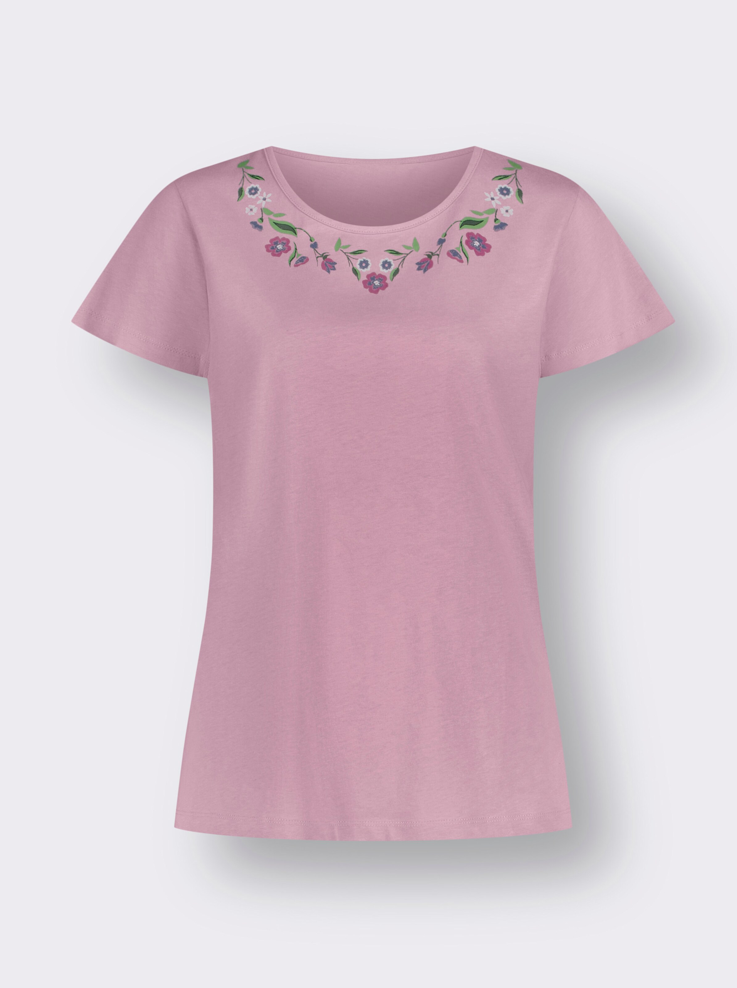 Kurzarmshirt mit Blütendruck