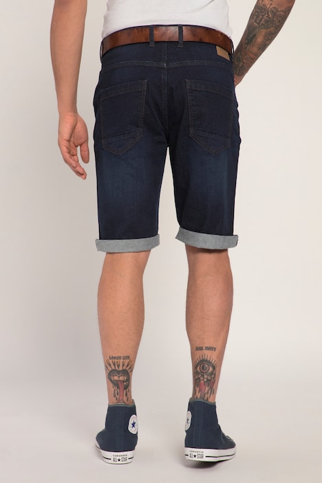 Bermuda, Bauchfit, Jeans, 5-Pocket, High-Stretch