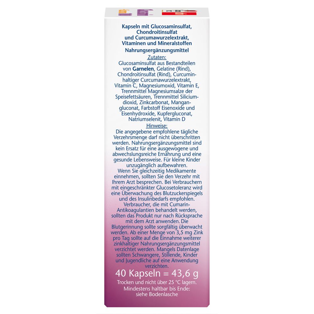 Doppelherz® Glucosamin + Curcuma 1000