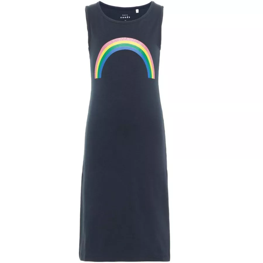 name it Girls Kleid Nkfvippa dark sapphire Rainbow