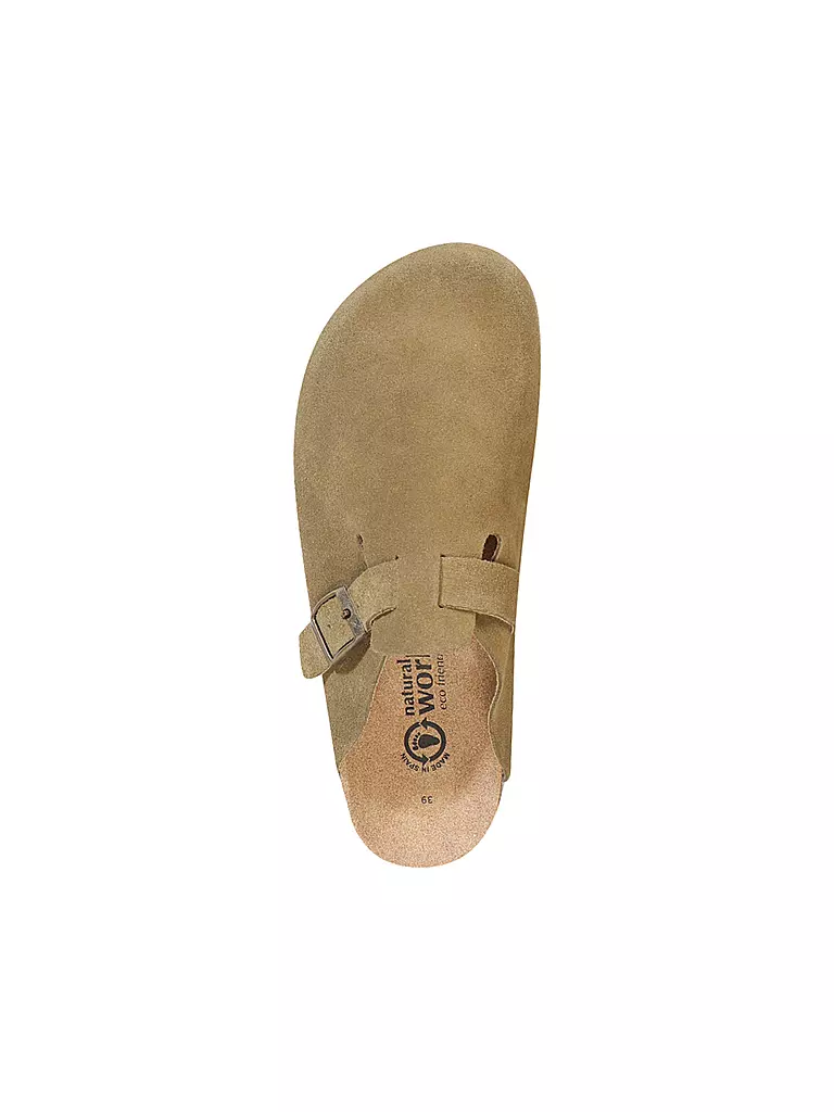 NATURAL WORLD Pantolette HERA camel