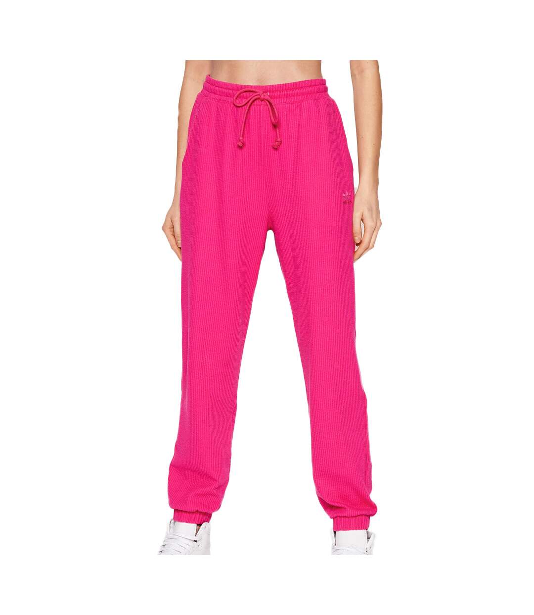 Jogging Rose Femme Adidas Rib Cuffed