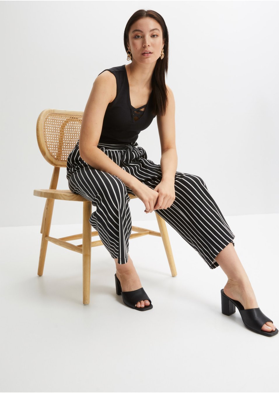 Jupe-culotte, taille haute