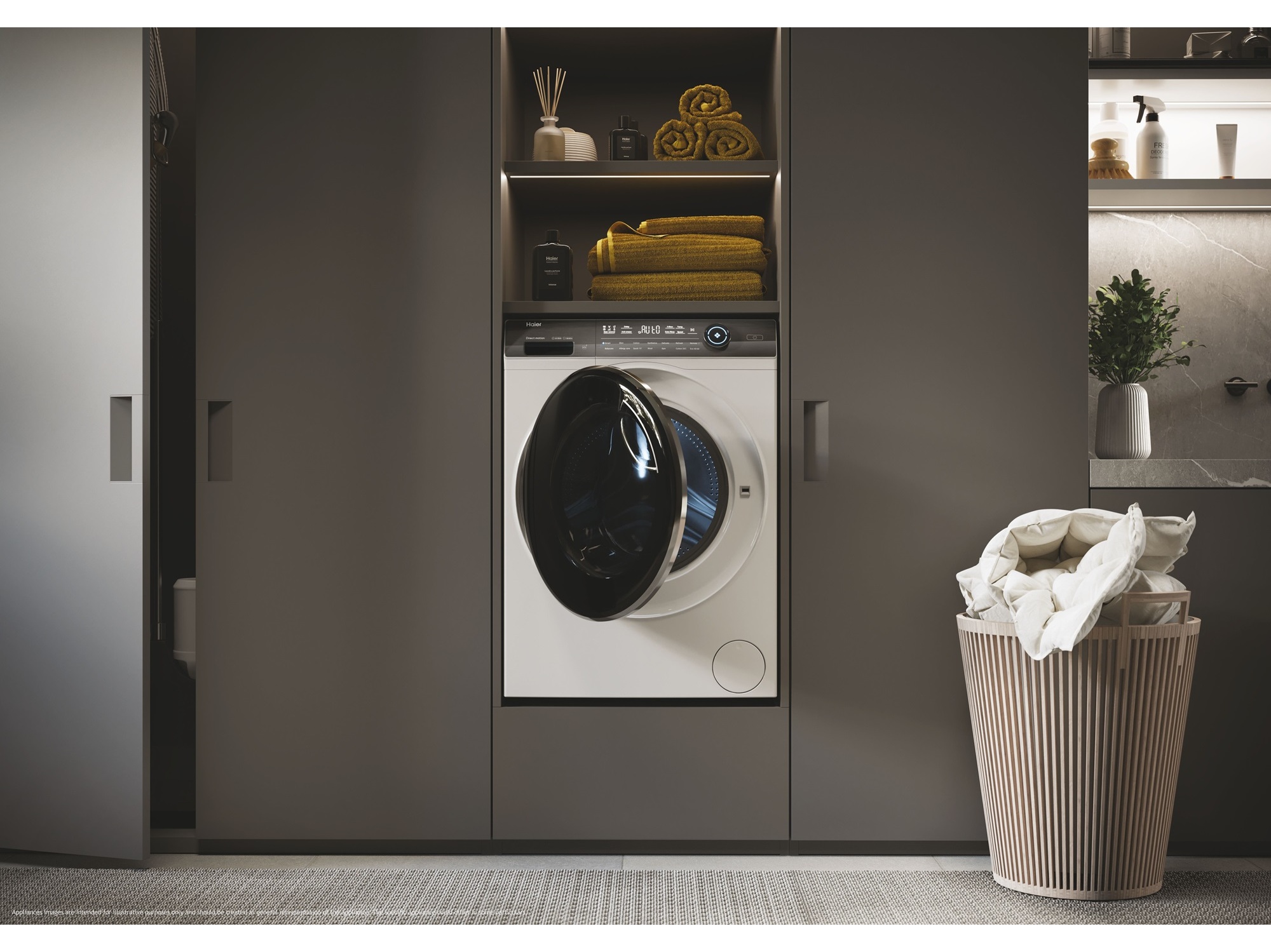 MAQUINA DE LAVAR E SECAR ROUPA HAIER HWD10BD14979NUGS BRANCO A LAVA 10KG E SECA 6KG 1400RPM