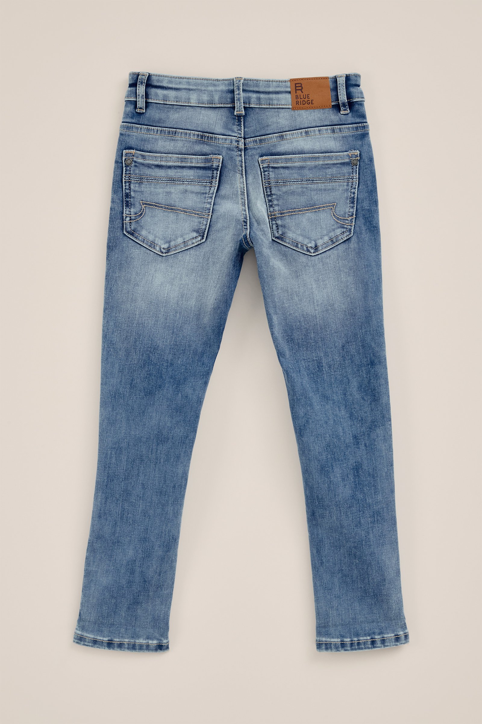 Jongens slim fit jeans met stretch Blue Ridge Lichtblauw