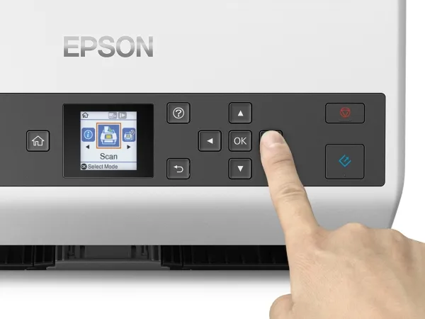 Epson WorkForce DS-870 - Dokumentscanner - Contact Image Sensor (CIS) - Duplex - A4 - 600 dpi x 600 dpi - op til 65 ppm (mono) / op til 65 ppm (farve) - ADF (100 ark) - op til 7000 scanninger pr. dag - USB 3.0