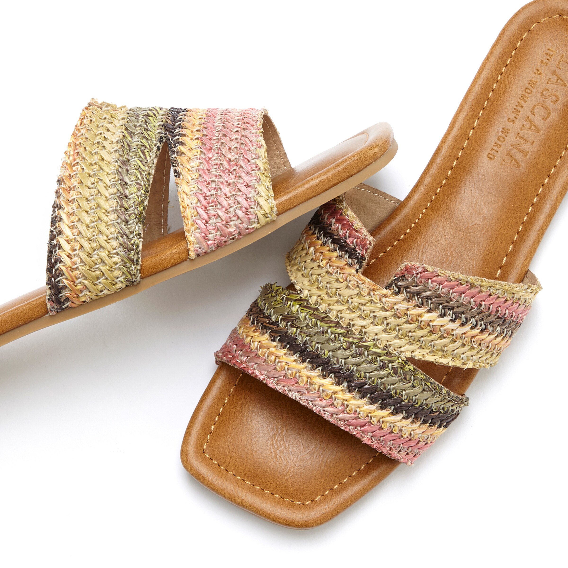 LASCANA Pantolette in bunt