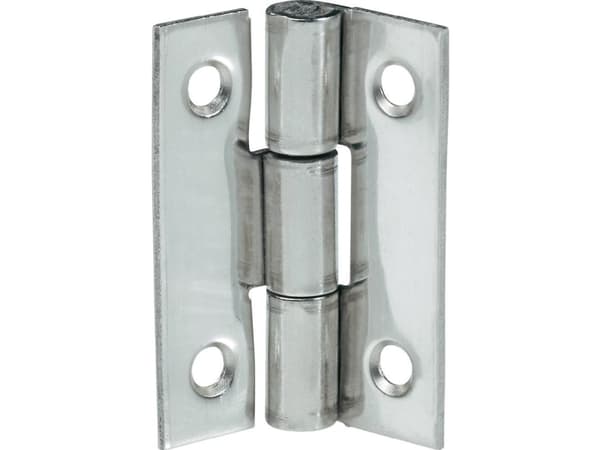 Schmale hængsler (L x B) 30 mm x 22 mm Rustfrit stål