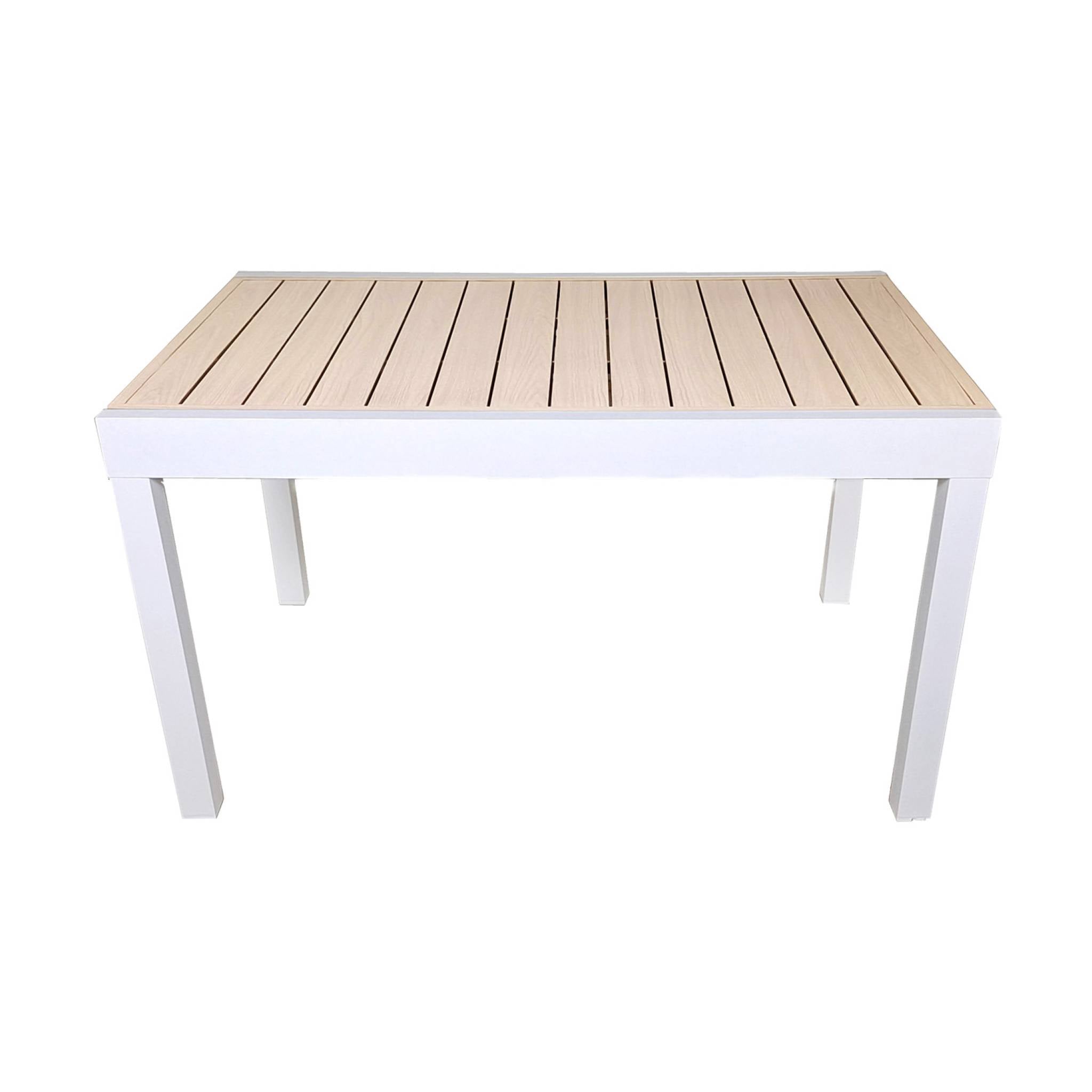 sweeek - Uitschuifbare aluminium tuintafel voor 8 personen