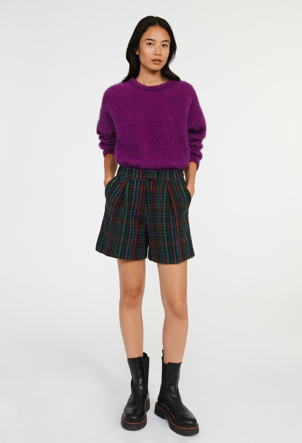 Short &agrave; motif tartan