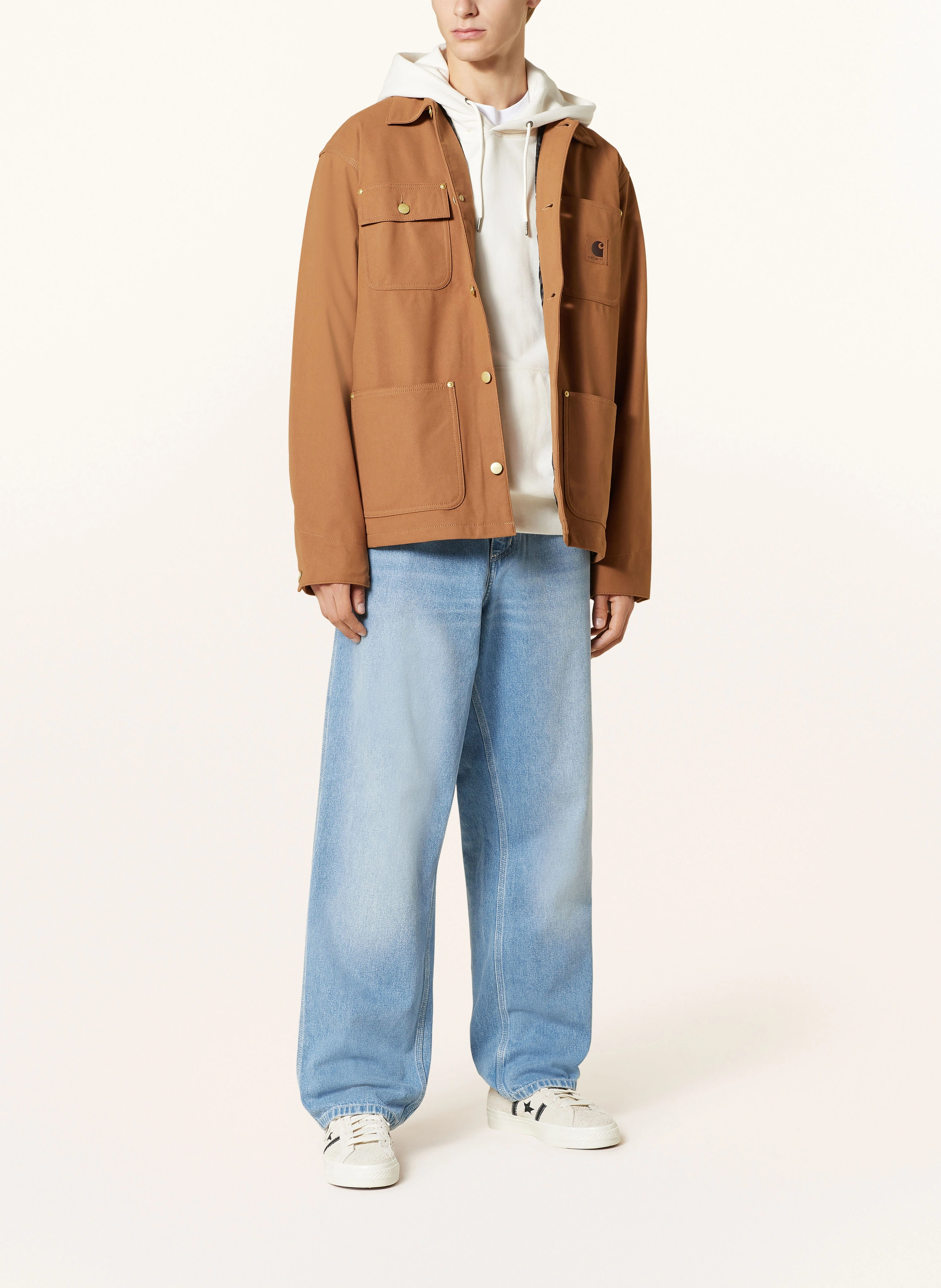 carhartt WIP Overjacket MICHIGAN in Lederoptik