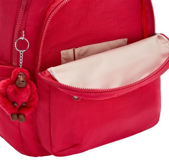 Kipling SEOUL Rugzak, 27 Liter, 15 inch laptopvak - True Pink