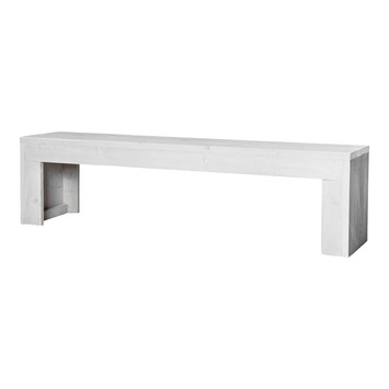 Tuinbank Dankburg 150 cm wit steigerhout