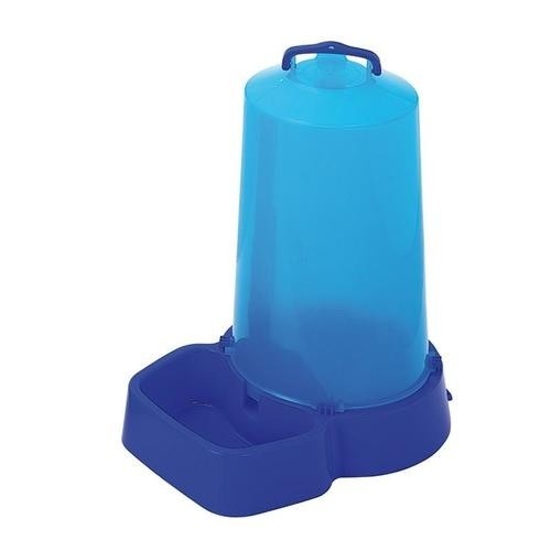 Tigela de água azul para cachorro
