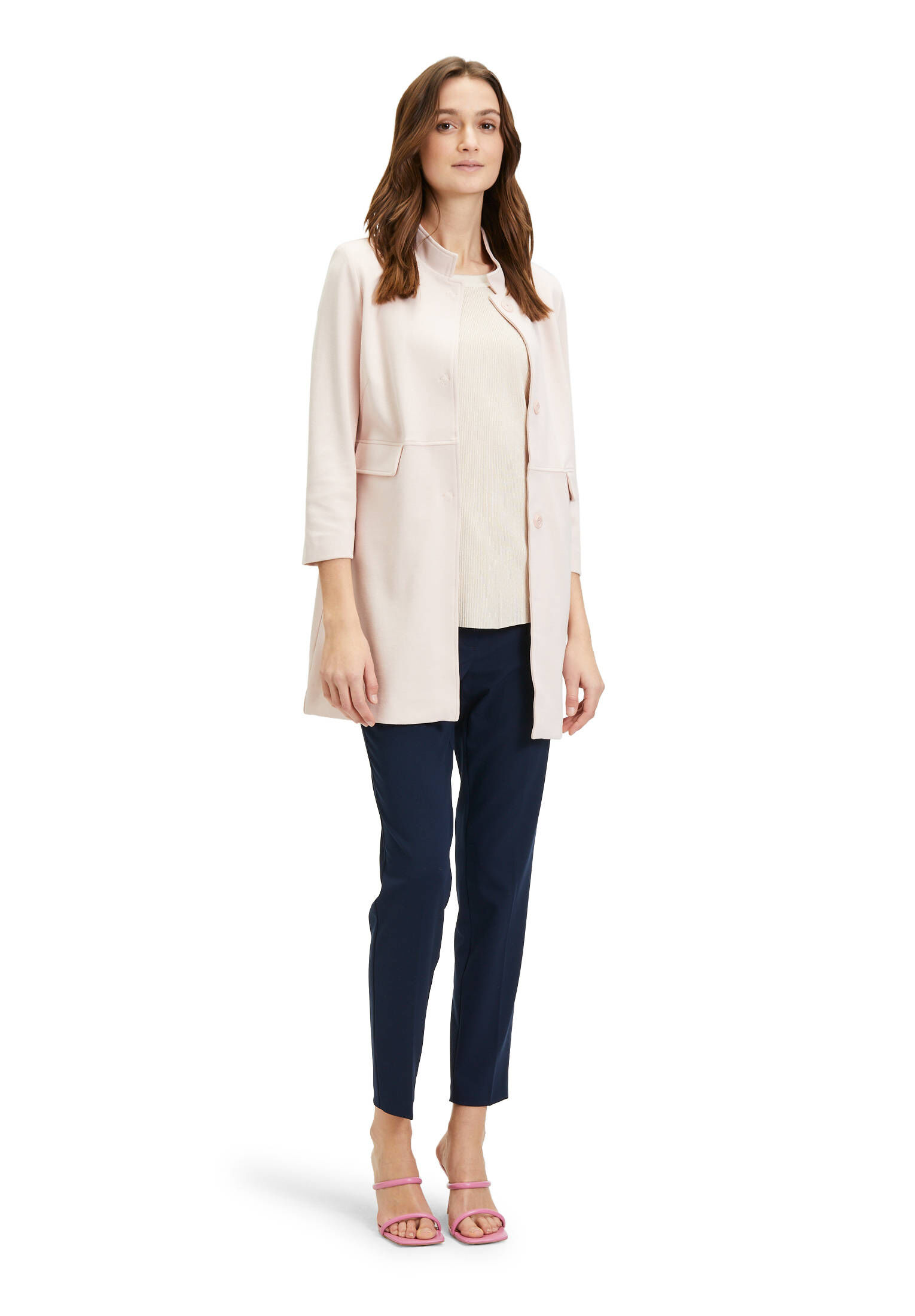 Betty & Co| Damen Sweatblazer mit Knöpfen