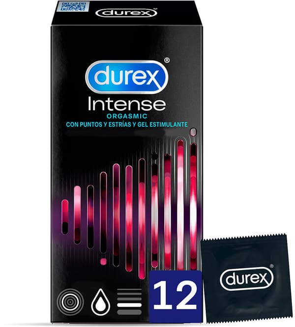 Durex Intense Orgasmic Condoms 12 u
