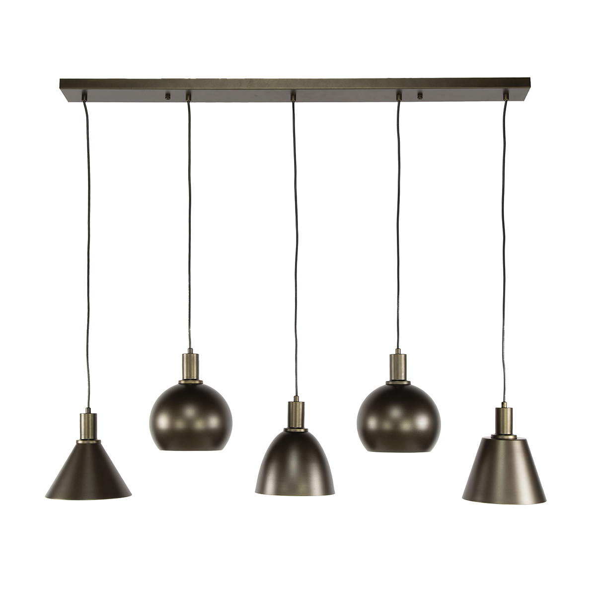 Hanglamp in de Mix bruin
