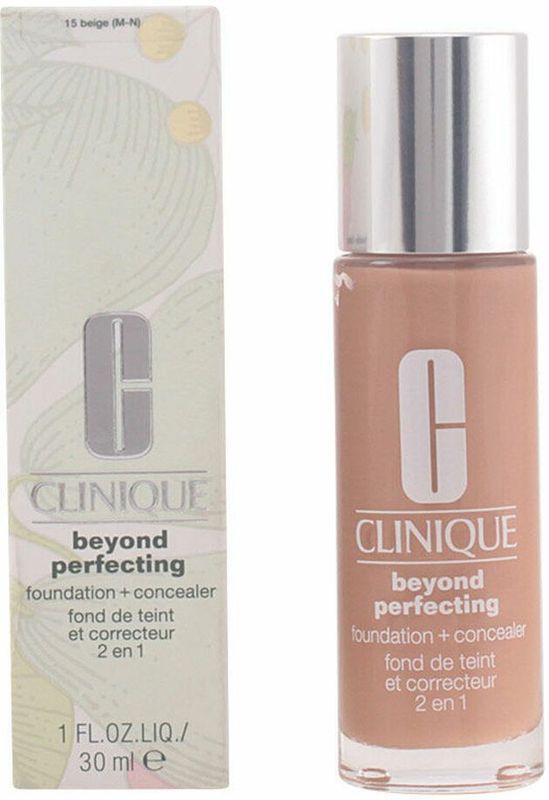 Clinique - Beyond Perfecting Powder Foundation + Concealer - N15 - Geperste Poeder - 30 ml