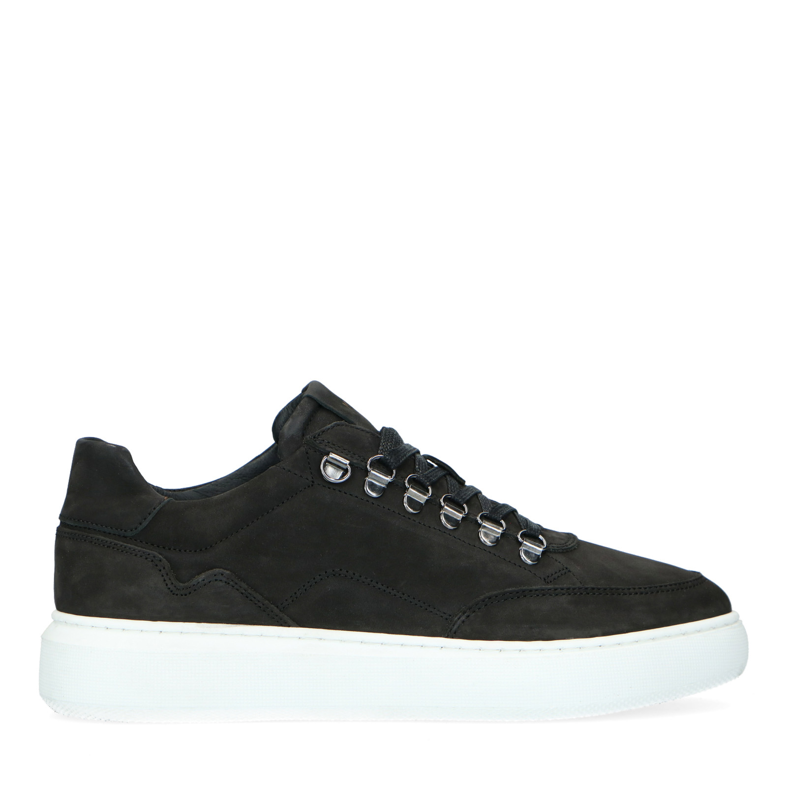 Zwarte nubuck sneakers